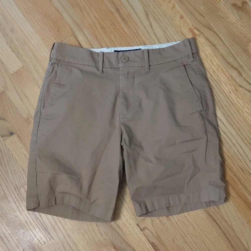 Abercrombie & Fitch Beige Stretch Shorts